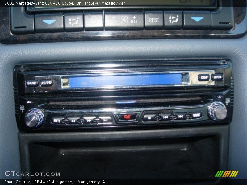 Brilliant Silver Metallic / Ash 2002 Mercedes-Benz CLK 430 Coupe