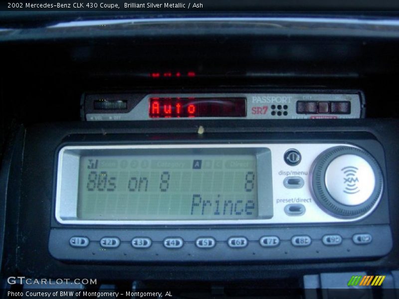 Brilliant Silver Metallic / Ash 2002 Mercedes-Benz CLK 430 Coupe
