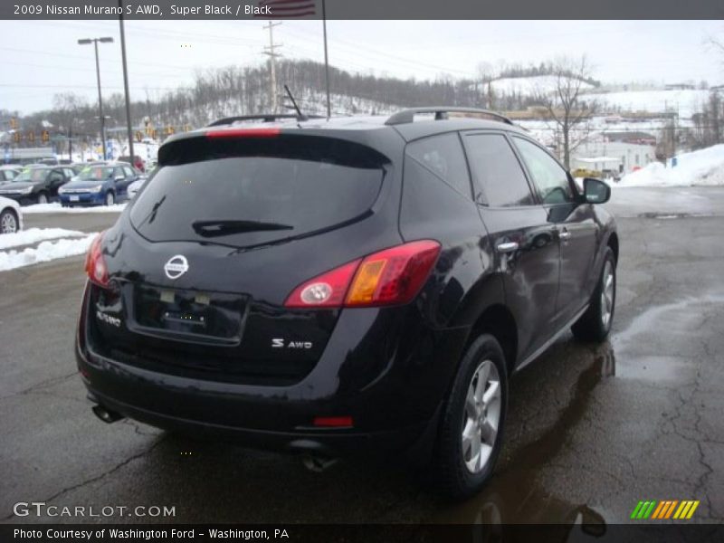 Super Black / Black 2009 Nissan Murano S AWD