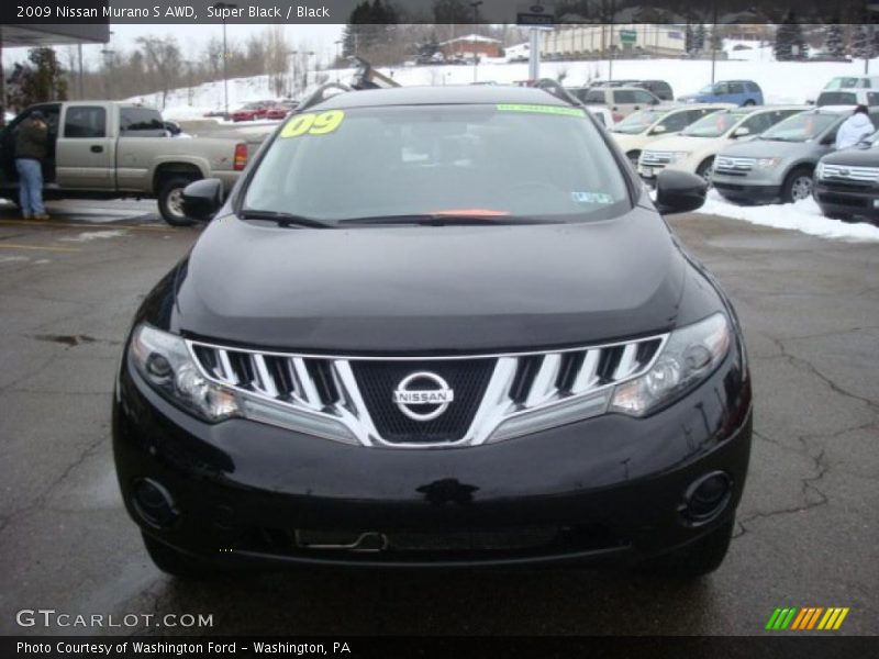 Super Black / Black 2009 Nissan Murano S AWD