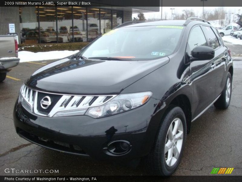 Super Black / Black 2009 Nissan Murano S AWD