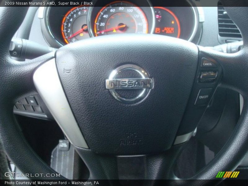 Super Black / Black 2009 Nissan Murano S AWD