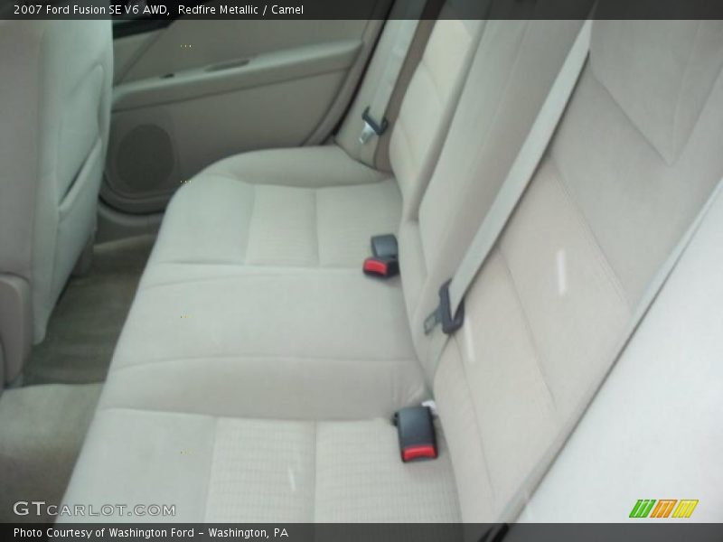 Redfire Metallic / Camel 2007 Ford Fusion SE V6 AWD