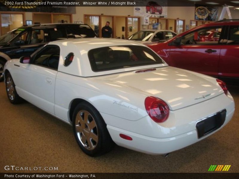 Whisper White / Midnight Black 2002 Ford Thunderbird Premium Roadster