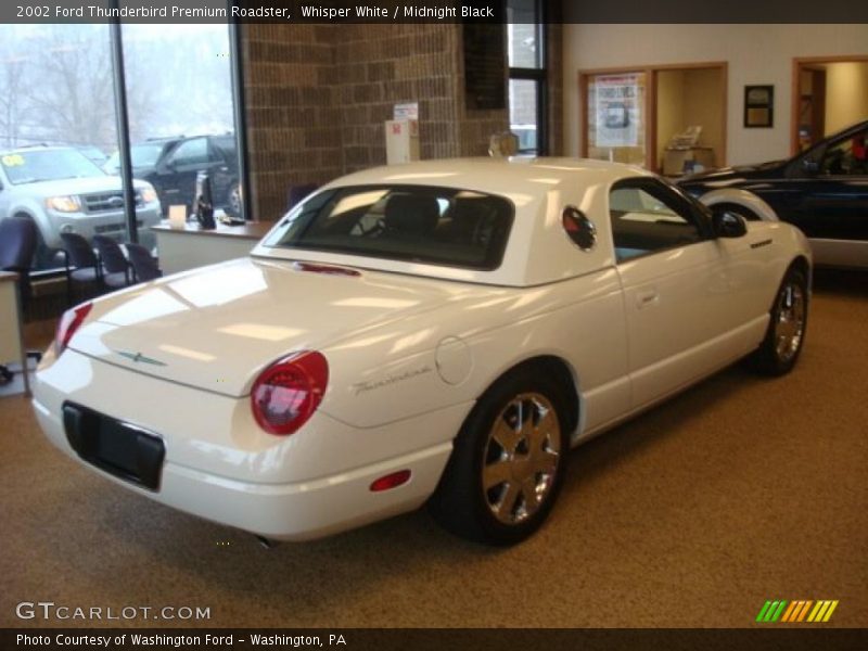 Whisper White / Midnight Black 2002 Ford Thunderbird Premium Roadster