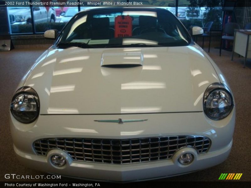 Whisper White / Midnight Black 2002 Ford Thunderbird Premium Roadster
