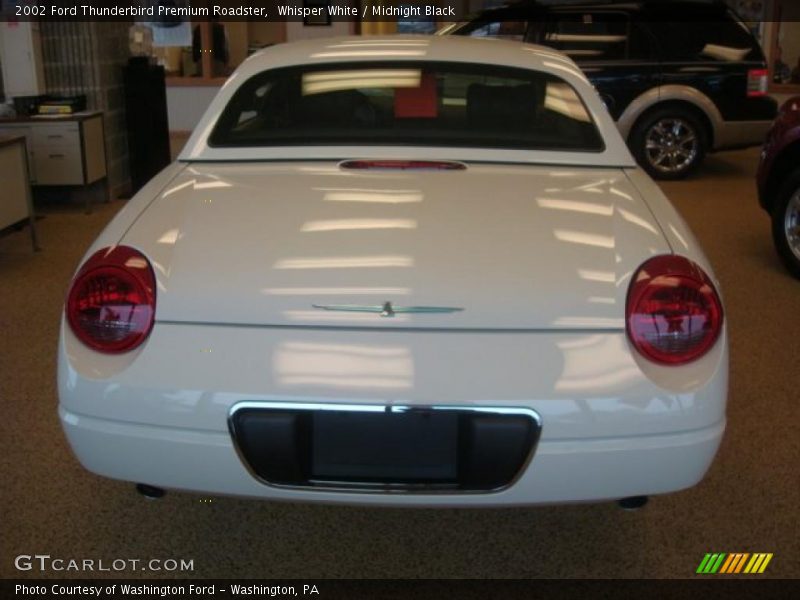 Whisper White / Midnight Black 2002 Ford Thunderbird Premium Roadster