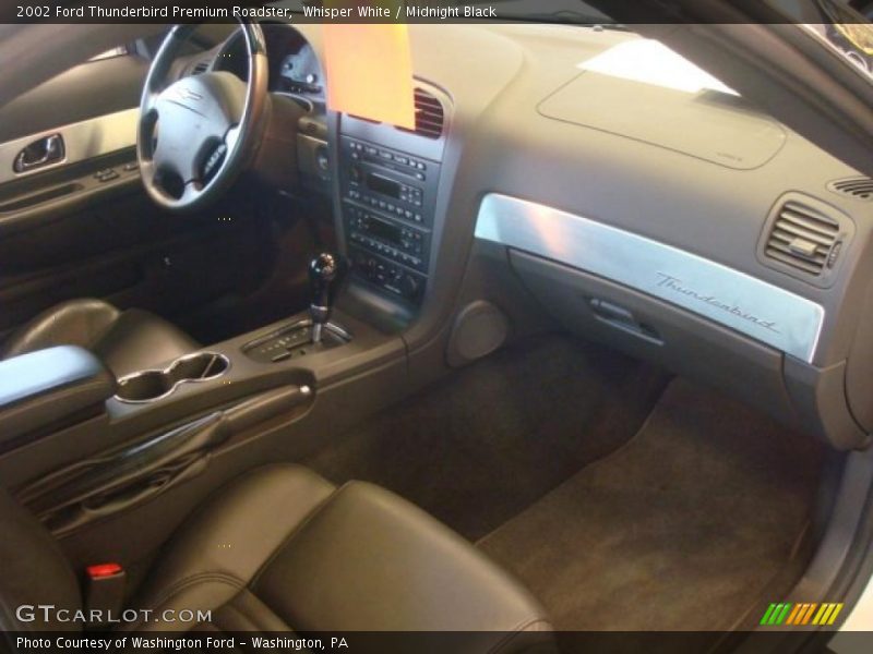 Whisper White / Midnight Black 2002 Ford Thunderbird Premium Roadster