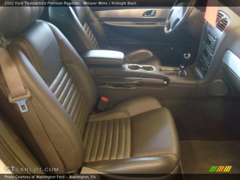 Whisper White / Midnight Black 2002 Ford Thunderbird Premium Roadster