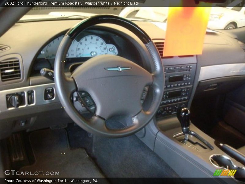 Whisper White / Midnight Black 2002 Ford Thunderbird Premium Roadster