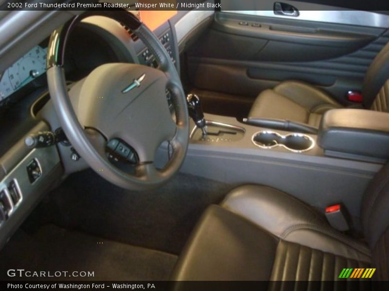 Whisper White / Midnight Black 2002 Ford Thunderbird Premium Roadster
