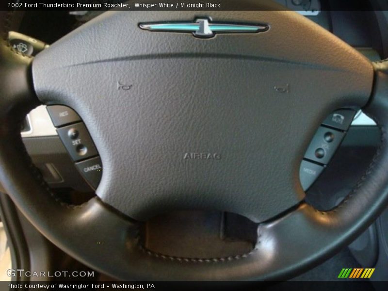 Whisper White / Midnight Black 2002 Ford Thunderbird Premium Roadster