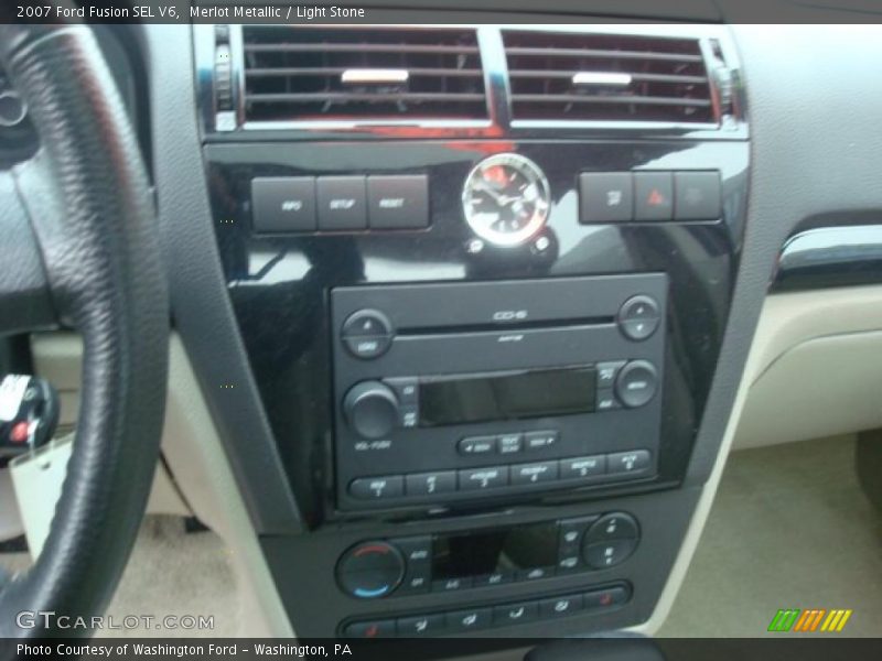 Merlot Metallic / Light Stone 2007 Ford Fusion SEL V6