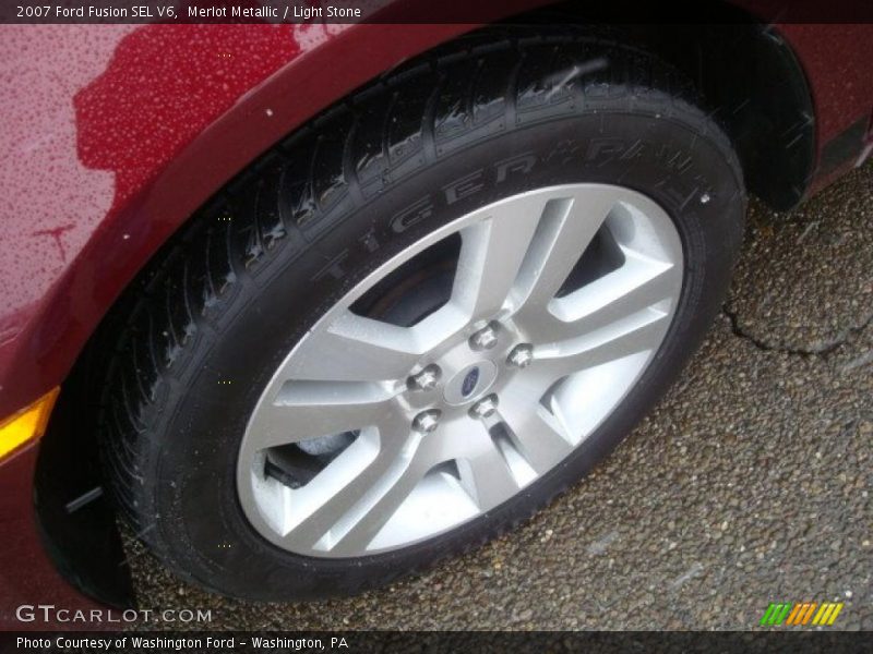 Merlot Metallic / Light Stone 2007 Ford Fusion SEL V6