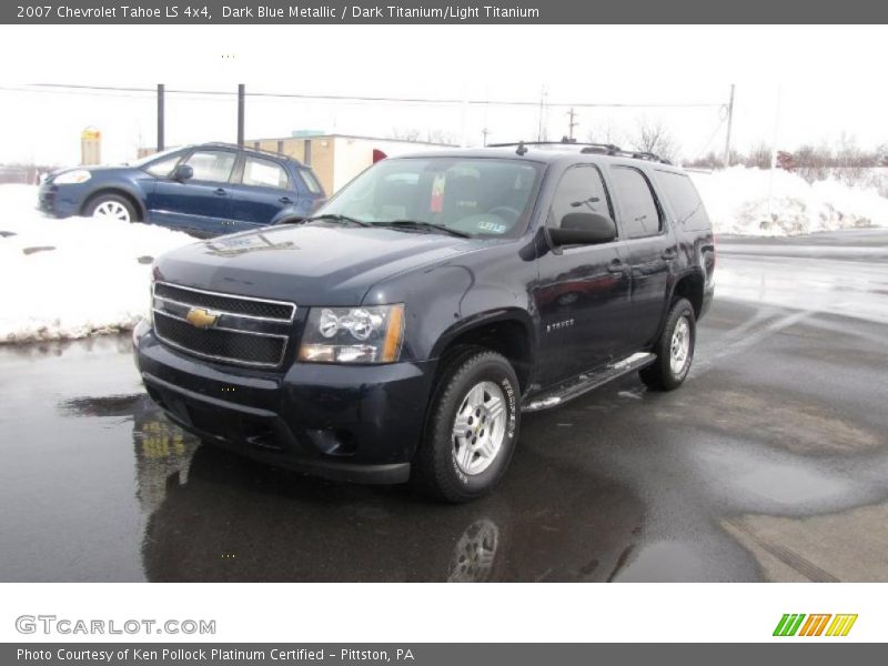 Dark Blue Metallic / Dark Titanium/Light Titanium 2007 Chevrolet Tahoe LS 4x4
