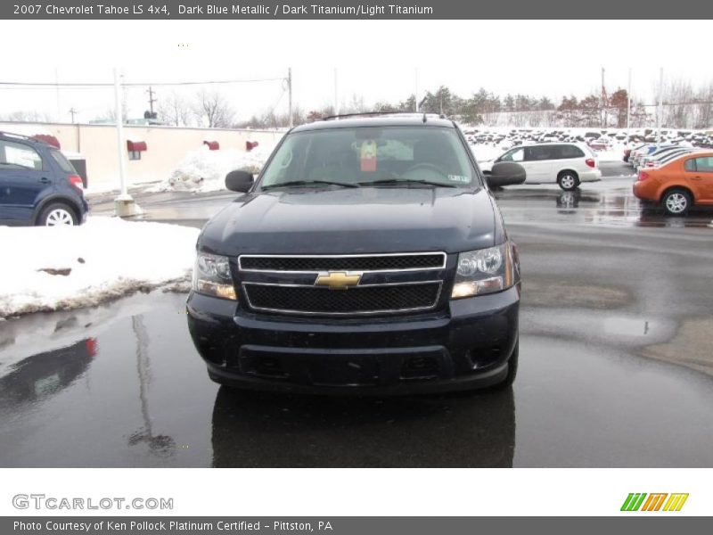 Dark Blue Metallic / Dark Titanium/Light Titanium 2007 Chevrolet Tahoe LS 4x4