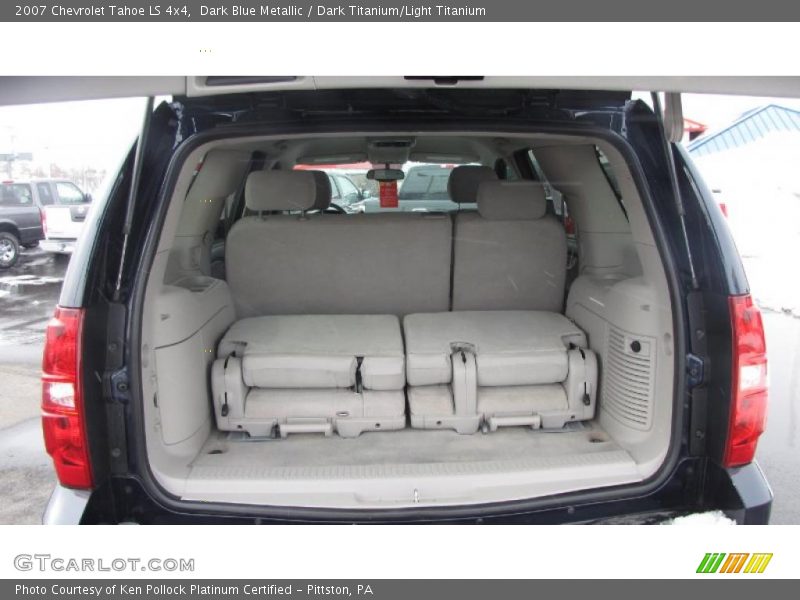 Dark Blue Metallic / Dark Titanium/Light Titanium 2007 Chevrolet Tahoe LS 4x4