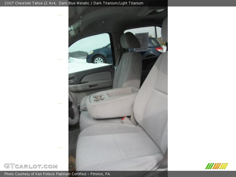Dark Blue Metallic / Dark Titanium/Light Titanium 2007 Chevrolet Tahoe LS 4x4