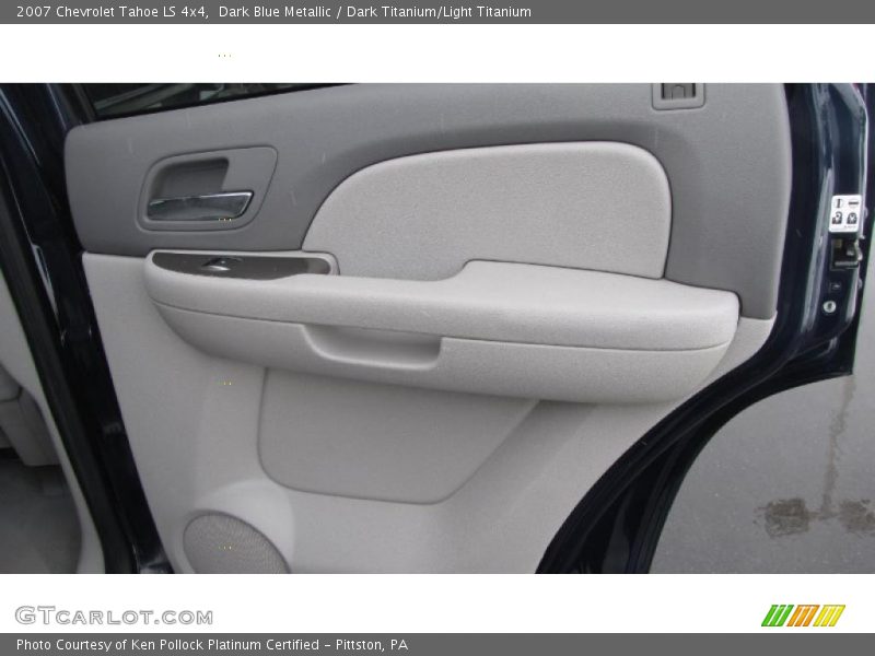 Dark Blue Metallic / Dark Titanium/Light Titanium 2007 Chevrolet Tahoe LS 4x4