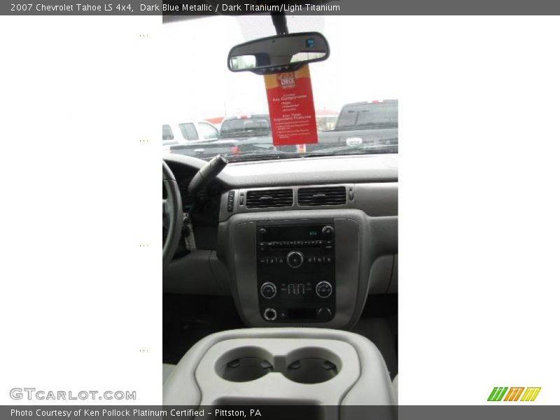 Dark Blue Metallic / Dark Titanium/Light Titanium 2007 Chevrolet Tahoe LS 4x4