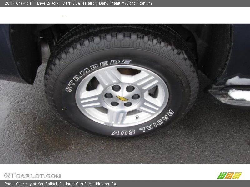 Dark Blue Metallic / Dark Titanium/Light Titanium 2007 Chevrolet Tahoe LS 4x4