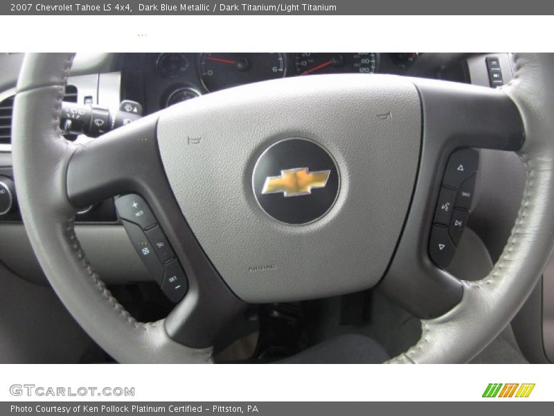 Dark Blue Metallic / Dark Titanium/Light Titanium 2007 Chevrolet Tahoe LS 4x4