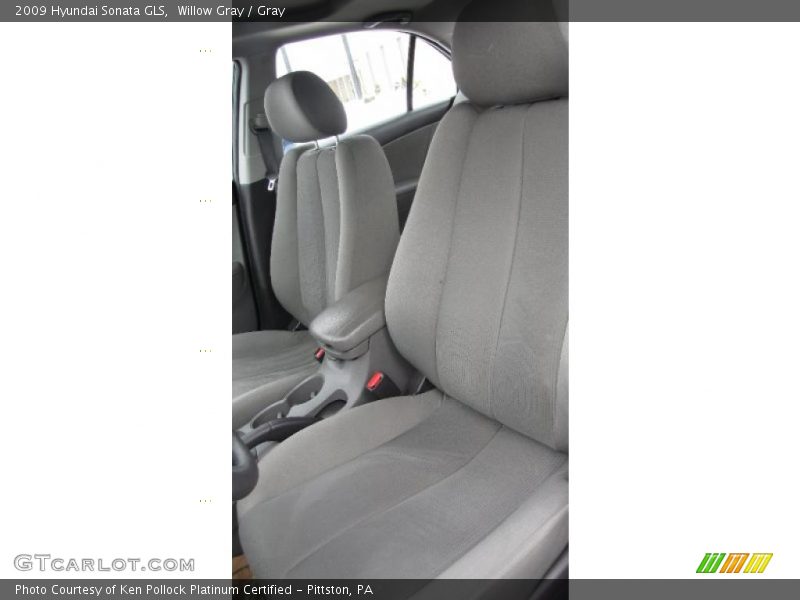 Willow Gray / Gray 2009 Hyundai Sonata GLS