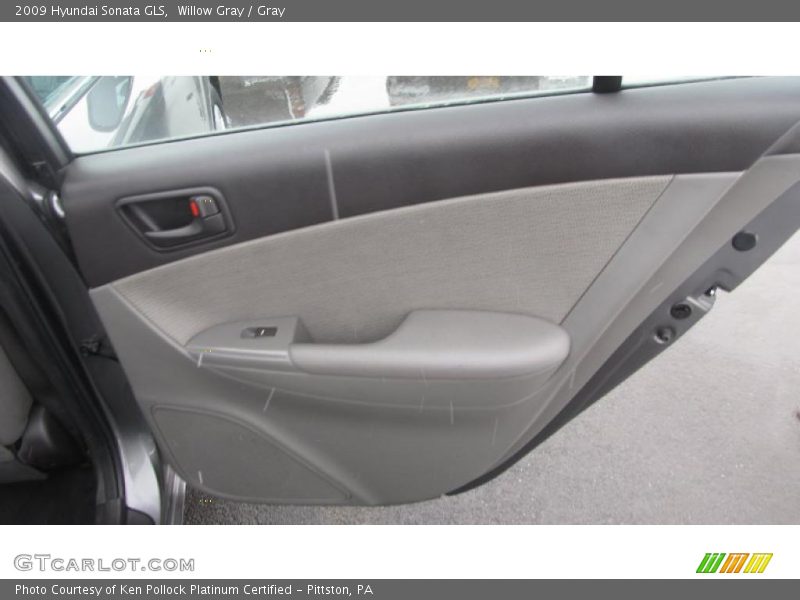 Willow Gray / Gray 2009 Hyundai Sonata GLS