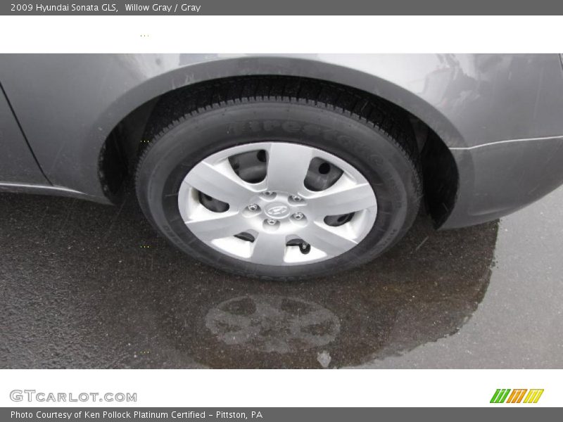 Willow Gray / Gray 2009 Hyundai Sonata GLS