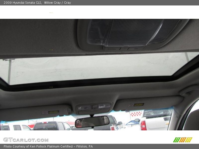 Willow Gray / Gray 2009 Hyundai Sonata GLS