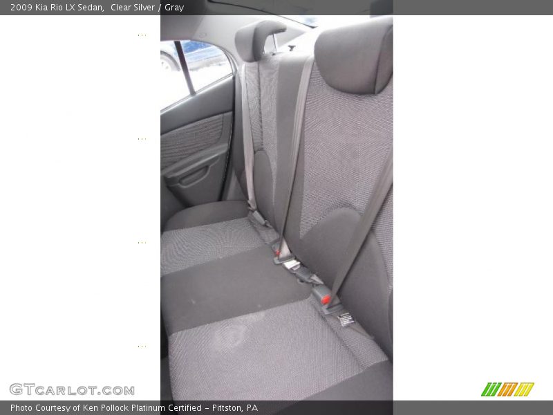 Clear Silver / Gray 2009 Kia Rio LX Sedan