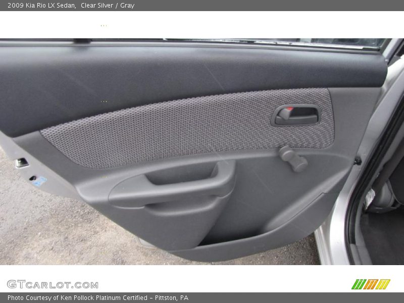 Clear Silver / Gray 2009 Kia Rio LX Sedan