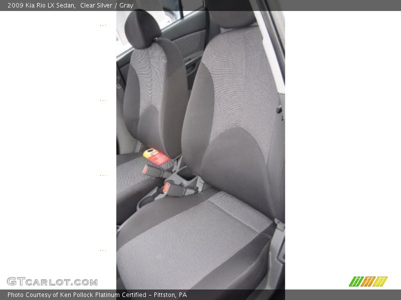 Clear Silver / Gray 2009 Kia Rio LX Sedan