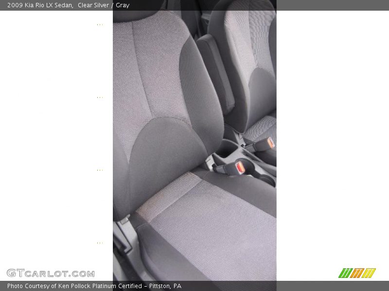 Clear Silver / Gray 2009 Kia Rio LX Sedan