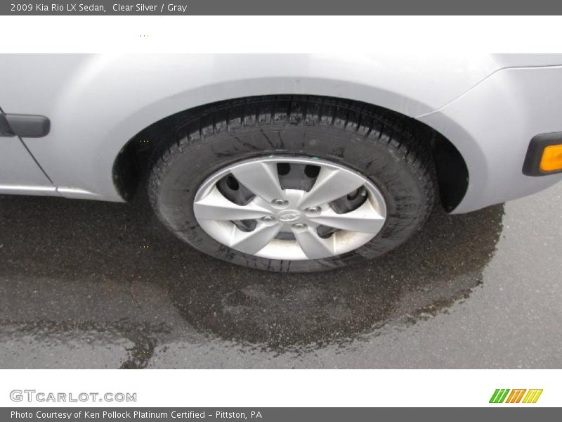 Clear Silver / Gray 2009 Kia Rio LX Sedan