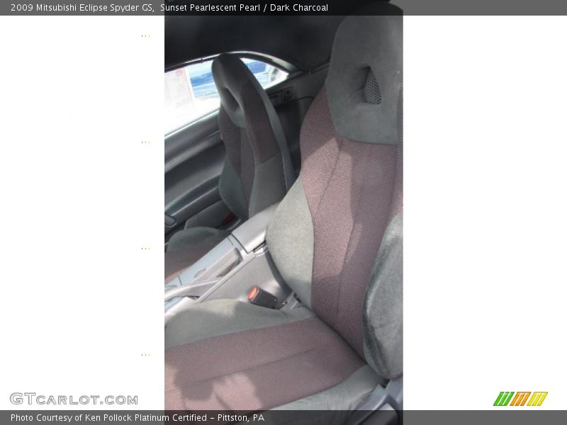 Sunset Pearlescent Pearl / Dark Charcoal 2009 Mitsubishi Eclipse Spyder GS