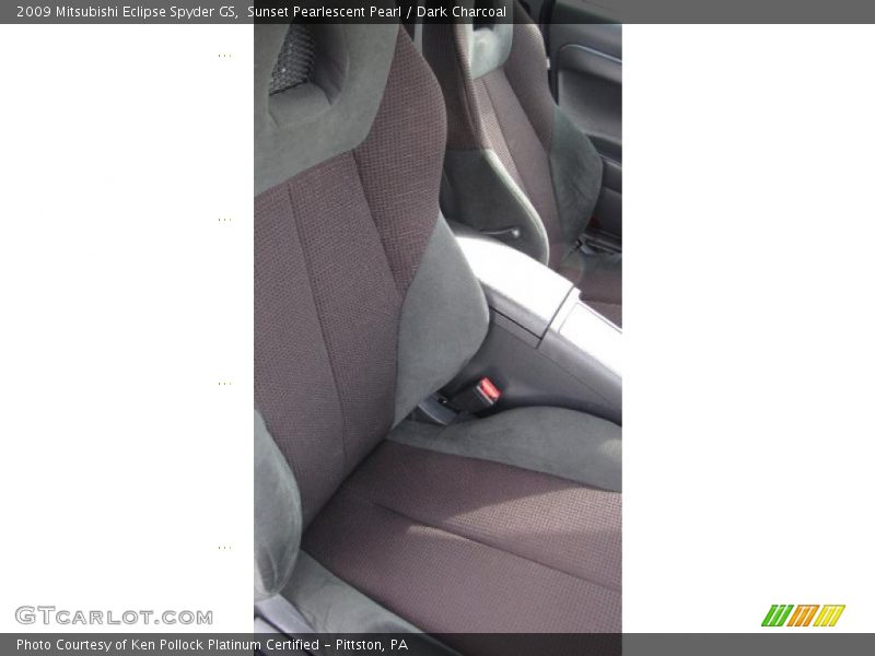 Sunset Pearlescent Pearl / Dark Charcoal 2009 Mitsubishi Eclipse Spyder GS