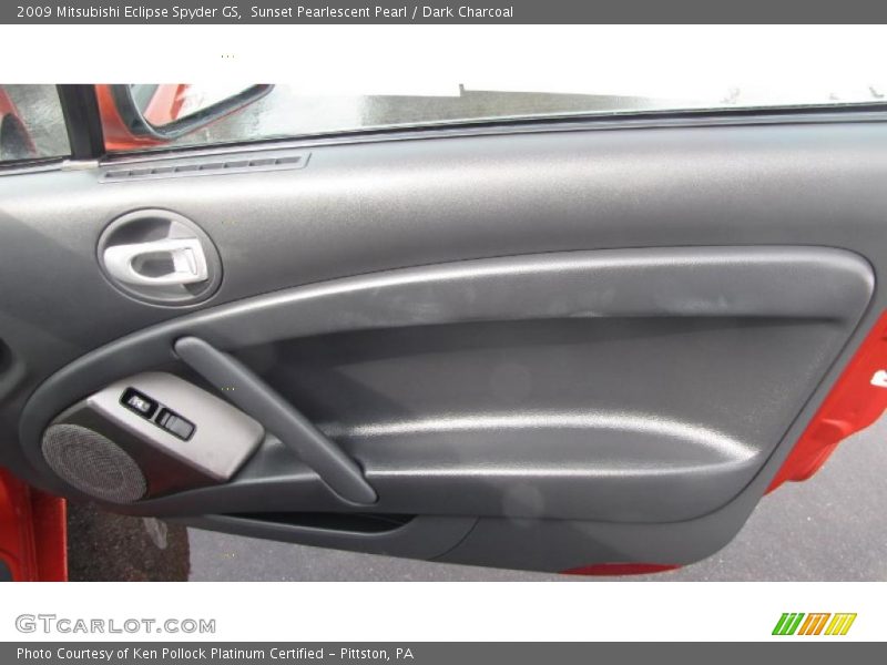 Sunset Pearlescent Pearl / Dark Charcoal 2009 Mitsubishi Eclipse Spyder GS