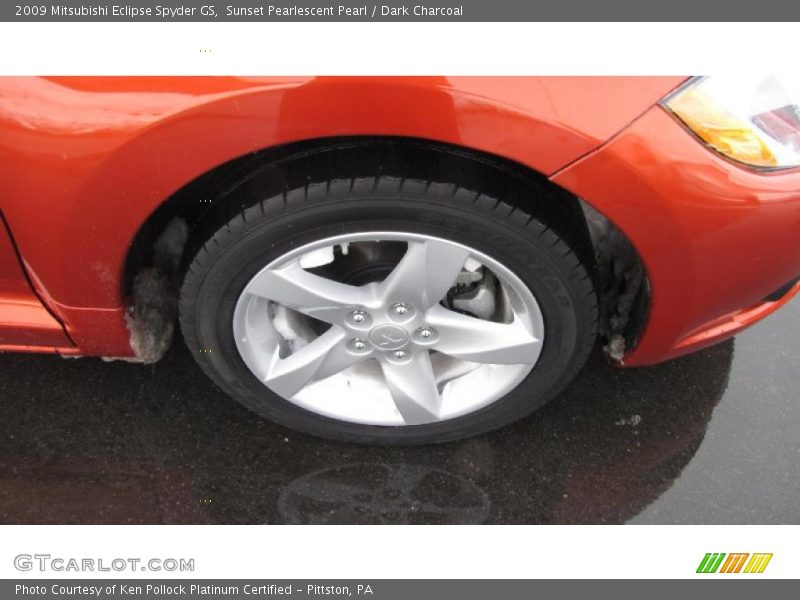 Sunset Pearlescent Pearl / Dark Charcoal 2009 Mitsubishi Eclipse Spyder GS