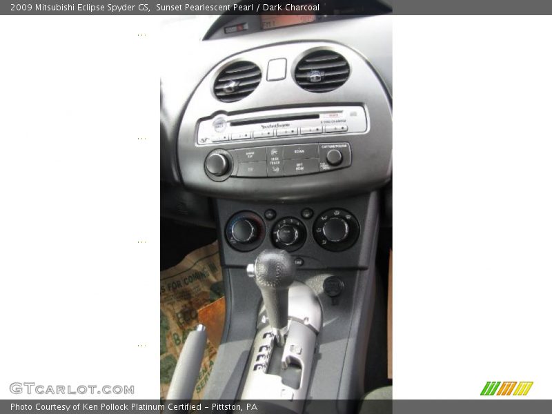 Sunset Pearlescent Pearl / Dark Charcoal 2009 Mitsubishi Eclipse Spyder GS