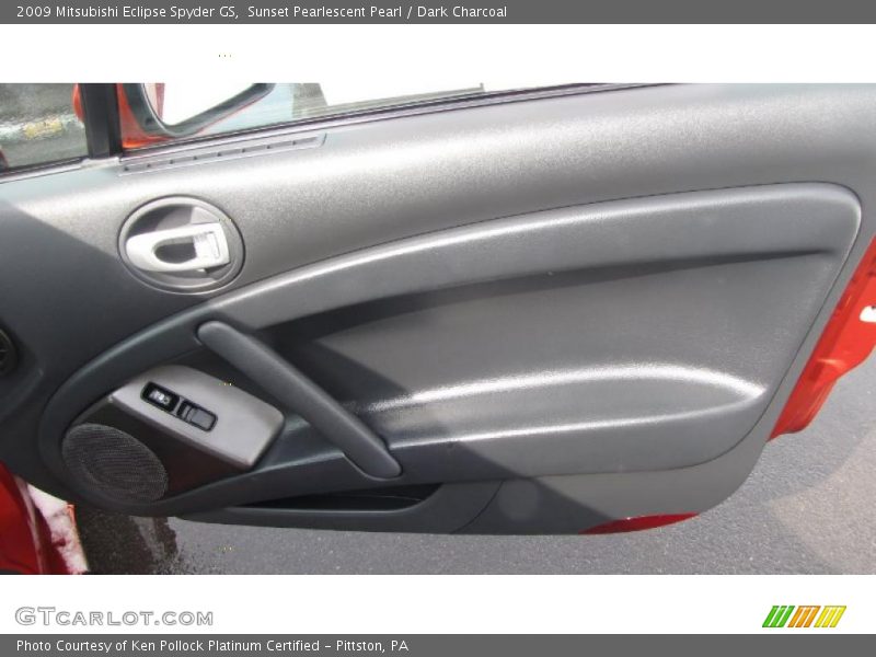 Sunset Pearlescent Pearl / Dark Charcoal 2009 Mitsubishi Eclipse Spyder GS