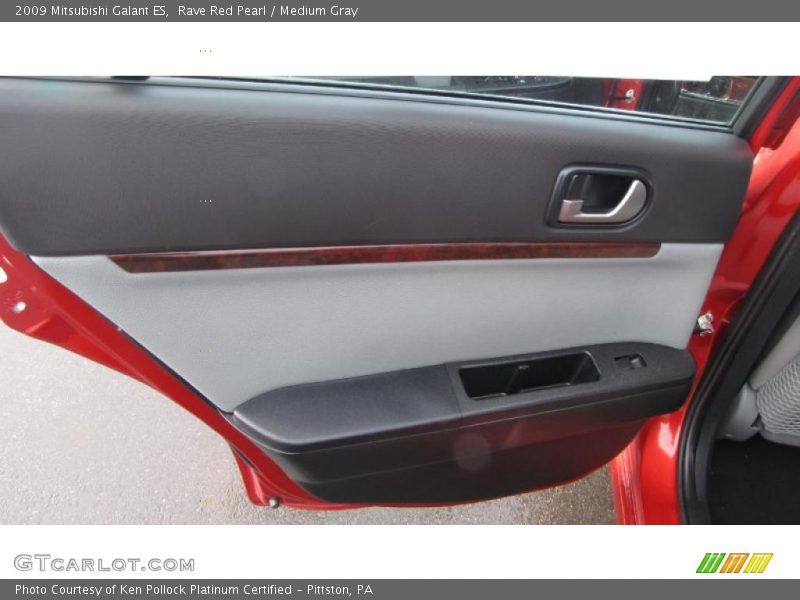 Rave Red Pearl / Medium Gray 2009 Mitsubishi Galant ES