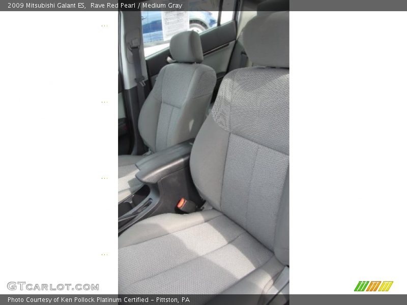 Rave Red Pearl / Medium Gray 2009 Mitsubishi Galant ES