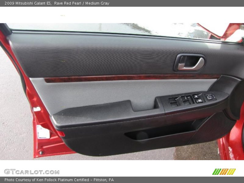 Rave Red Pearl / Medium Gray 2009 Mitsubishi Galant ES