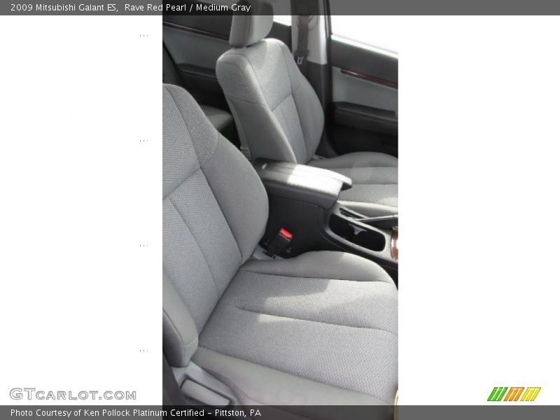 Rave Red Pearl / Medium Gray 2009 Mitsubishi Galant ES