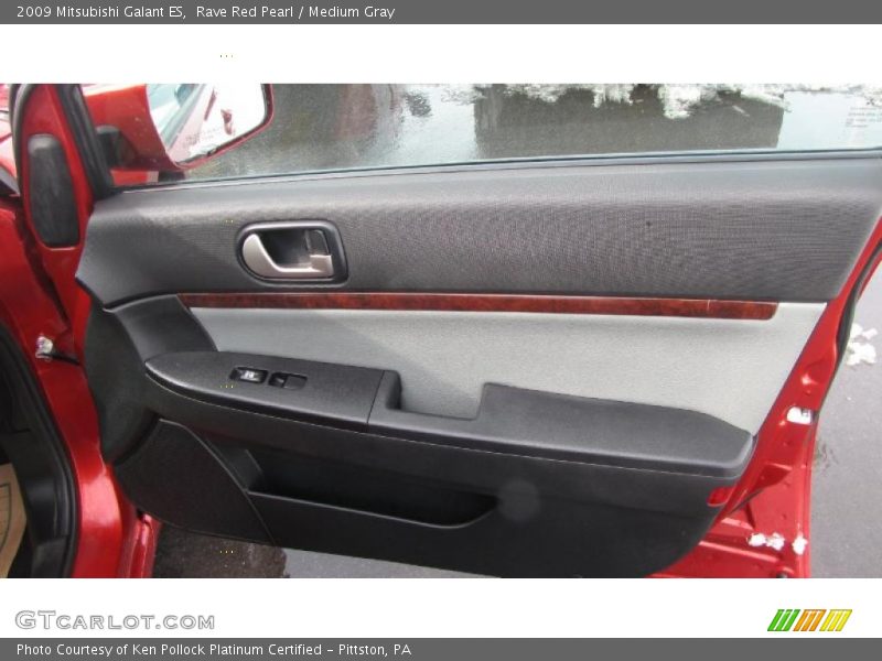Rave Red Pearl / Medium Gray 2009 Mitsubishi Galant ES