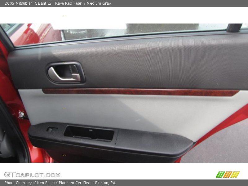 Rave Red Pearl / Medium Gray 2009 Mitsubishi Galant ES