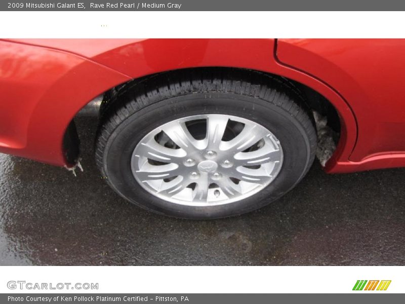 Rave Red Pearl / Medium Gray 2009 Mitsubishi Galant ES