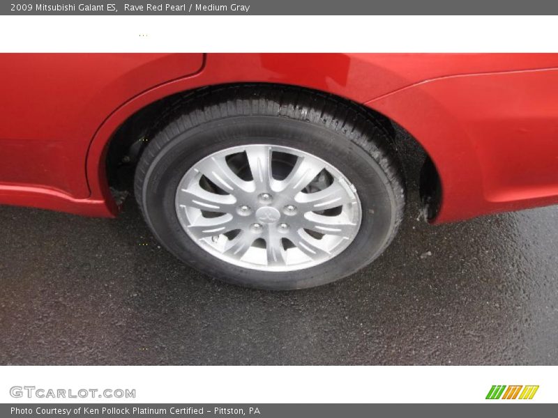 Rave Red Pearl / Medium Gray 2009 Mitsubishi Galant ES