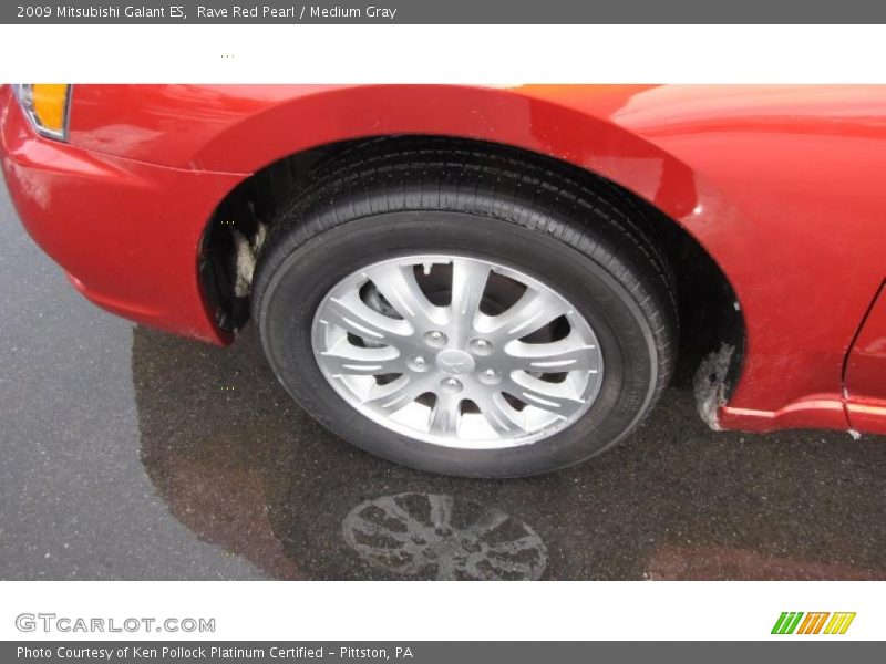 Rave Red Pearl / Medium Gray 2009 Mitsubishi Galant ES